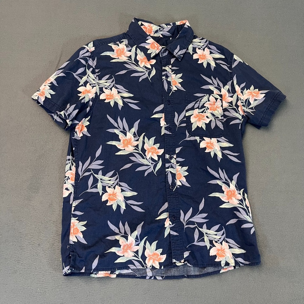 Floral Navy Men's Shirt